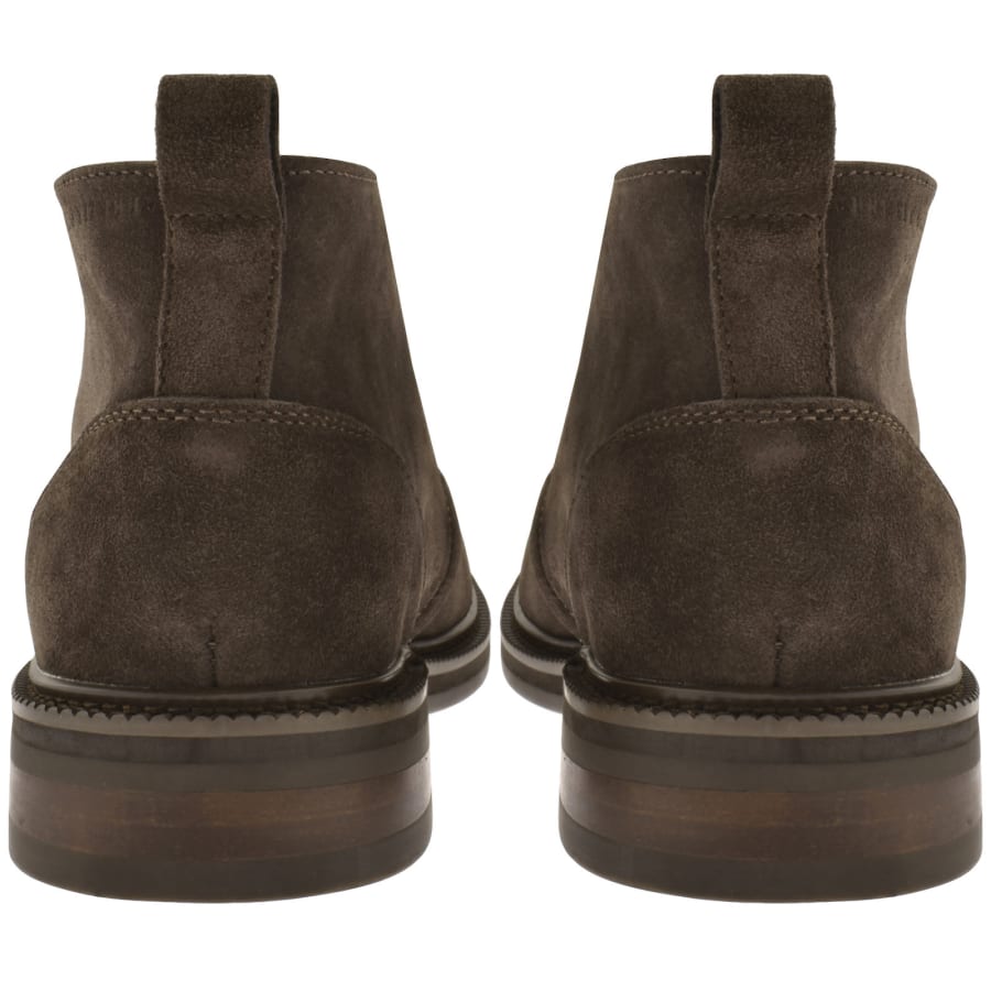 Pretty Green Handley Boots Brown